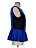 Bisou Bisou Blue Sleeveless Top Size L - photo 4