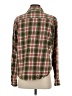 Pact 100% Cotton Plaid Green Long Sleeve Button-Down Shirt Size S - photo 2