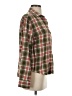 Pact 100% Cotton Plaid Green Long Sleeve Button-Down Shirt Size S - photo 4