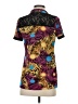 Unbranded Tropical Purple Short Sleeve Blouse Size S (estimated) - photo 2
