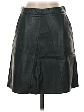 Zara Basic Faux Leather Skirt (view 1)