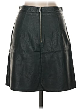 Zara Basic Faux Leather Skirt (view 2)