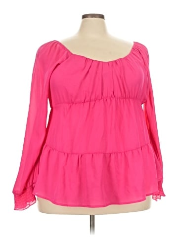 Kiss & Tell Long Sleeve Blouse (view 1)