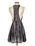 Ecote 100% Polyester Metallic Gray Cocktail Dress Size 2 - photo 2