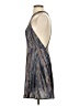 Ecote 100% Polyester Metallic Gray Cocktail Dress Size 2 - photo 5