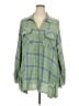 Ruby Rd. Plaid Green 3/4 Sleeve Blouse Size 3X - photo 1