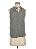 Ann Taylor LOFT 100% Rayon Gray Sleeveless Blouse Size XS - photo 1