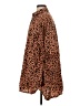 Boohoo 100% Cotton Animal Print Brown Kimono Size 4 - photo 5