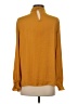 Catherine Malandrino 100% Polyester Gold Long Sleeve Blouse Size S - photo 2