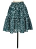 Goodnight Macaroon Polka Dots Teal Casual Skirt Size S - photo 1