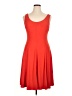 Unbranded Solid Red Cocktail Dress Size XL (estimated) - photo 1