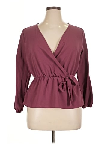 Charming Charlie 3/4 Sleeve Blouse (view 1)