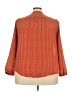 Torrid 100% Polyester Orange 3/4 Sleeve Blouse Size 2X Plus (2) - photo 2