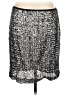 metaphor 100% Polyester Tweed Silver Formal Skirt Size L - photo 1