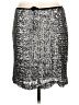metaphor 100% Polyester Tweed Silver Formal Skirt Size L - photo 2