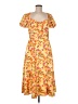 Alexia Admor 100% Polyester Tropical Orange Casual Dress Size 8 - photo 1