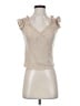Hem & Thread Tan Sleeveless Blouse Size S - photo 1