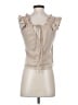 Hem & Thread Tan Sleeveless Blouse Size S - photo 2