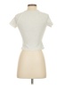 Princess Polly Silver Short Sleeve Turtleneck Size 2 - photo 2