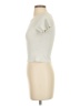 Princess Polly Silver Short Sleeve Turtleneck Size 2 - photo 5