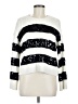 Evereve Stripes White Pullover Sweater Size M - photo 1