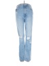 Mother Stripes Blue Jeans Size 27 waist - photo 1