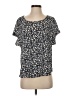 Banana Republic 100% Polyester Black Short Sleeve Top Size S - photo 1