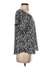 Banana Republic 100% Polyester Black Short Sleeve Top Size S - photo 4