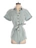 BDG Stripes Teal Blue Romper Size S - photo 1
