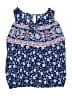 Justice Blue Sleeveless Blouse Size 14 - 16 - photo 1