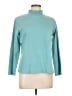Appleseeds 100% Cotton Teal Long Sleeve Turtleneck Size L - photo 1