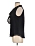 Tommy Hilfiger 100% Recycled Polyester Black Sleeveless Blouse Size L - photo 5