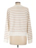 Bobeau Stripes Ivory Pullover Sweater Size L - photo 2