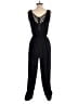 BCBGeneration 100% Polyester Solid Black Jumpsuit Size XS - photo 2