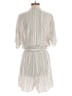 Cupshe 100% Rayon Chevron-herringbone Gray Ivory Romper Size S - photo 2
