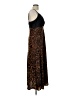 DKNY 100% Polyester Animal Print Brown Cocktail Dress Size 12 - photo 4