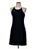 Aqua Solid Black Cocktail Dress Size M - photo 1