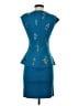 St. John Blue Cocktail Dress Size 0 - photo 2