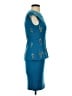 St. John Blue Cocktail Dress Size 0 - photo 4