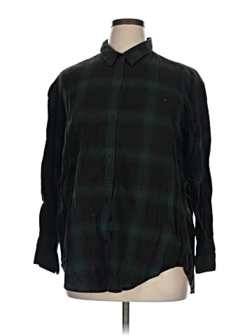 CALVIN KLEIN JEANS Long Sleeve Button-Down Shirt (view 1)