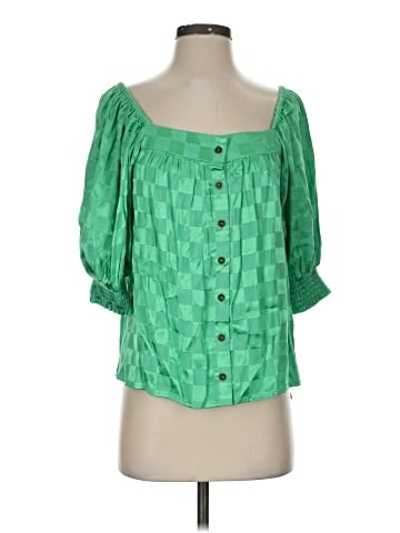 Jen's Pirate Booty 3/4 Sleeve Blouse (view 1)