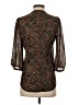 Jade 100% Polyester Black 3/4 Sleeve Blouse Size S - photo 2