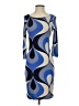 Boden Graphic Blue Cocktail Dress Size 2 - photo 1