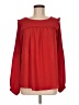 Ann Taylor LOFT 100% Polyester Red Long Sleeve Blouse Size M - photo 1