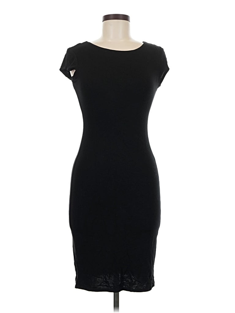 Pre-owned Velvet Torch Cocktail Dress In Black