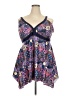 Unbranded Blue Sleeveless Blouse Size XXL (estimated) - photo 1