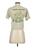 Sunday in Brooklyn 100% Polyester Tan Red Short Sleeve Top Size XS - photo 2