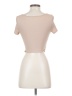 Shein Tan Short Sleeve Top Size 2 - photo 2