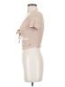 Shein Tan Short Sleeve Top Size 2 - photo 5