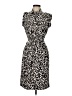 Calvin Klein Animal Print Gray Cocktail Dress Size 6 - photo 1